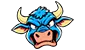 angry-blue-cow-logo